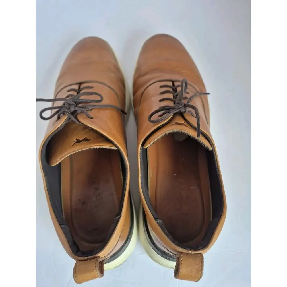 Wolf & Shepherd Crossover Longwing Leather Honey White Shoes Men’s Size 10 M